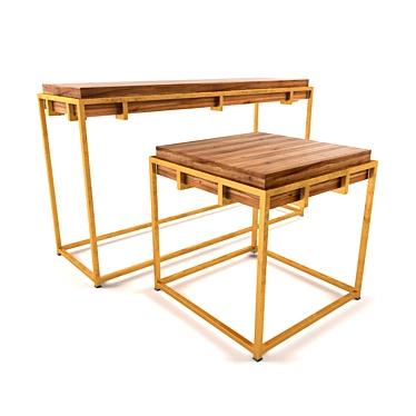Watkins Console Table: Elegant and Sleek Design 3D model image 1 