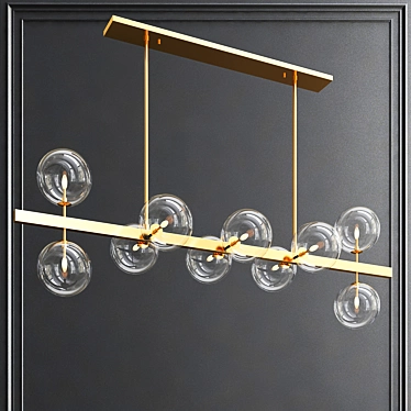 Elegant Eichholtz Chandelier: Largo 3D model image 1 