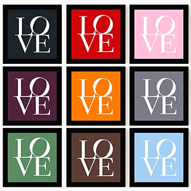 Michael Tompsett Love In 14-Piece Set 3D model image 1 