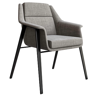 Elegant Minotti Armchair 3D model image 1 