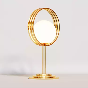Elegant Cini Table Lamp 3D model image 1 