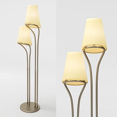 Dilan Collection Floor Lamp: Elegant Lighting Solution 3D model image 1 