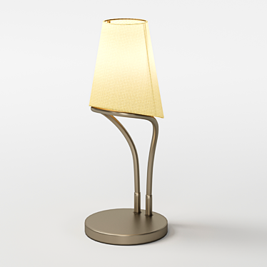 Elegant D98 Table Lamp: A.R. ARREDAMENTI Dilan Collection 3D model image 1 