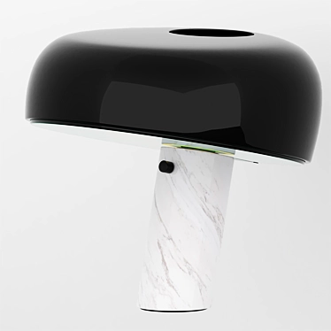Sleek Snoopy Table Lamp 3D model image 1 