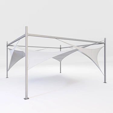 SunShade Beach Canopy 3D model image 1 
