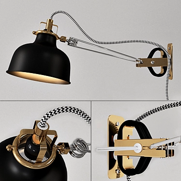 Stylish Ranarp Lamp - 12cm Height 3D model image 1 