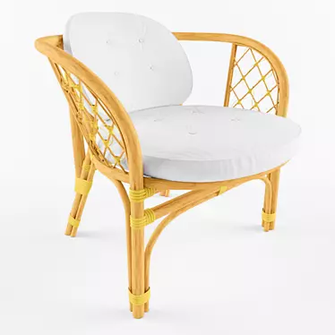 3D Max Woven Chair 3D model image 1 