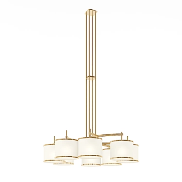 Elegant Montpellier Frato Chandelier 3D model image 1 