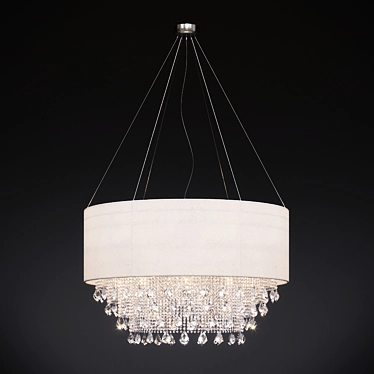 Marina Contemporary Chandelier 3D model image 1 