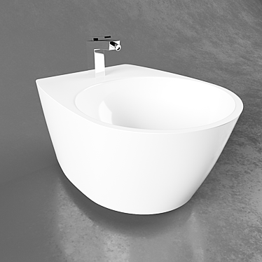 Modern Sinitra Toilet Model 3D model image 1 