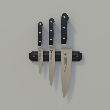 Tramontina 3-Piece Knife Set 3D model image 1 