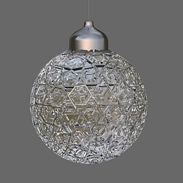 Sleek Modern Ceiling Light 3D model image 1 