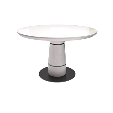 Foldable Aero Solomon Round Table 3D model image 1 