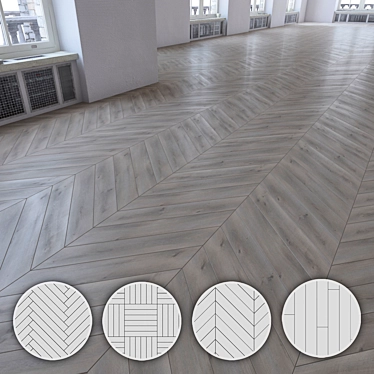 Title: Versatile Laminate Flooring Kit 3D model image 1 