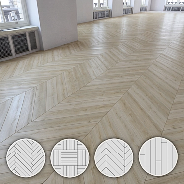 Versatile Laminate Flooring Kit 3D model image 1 