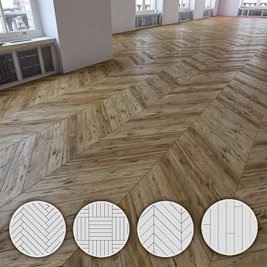 Versatile Laminate Flooring Kit 3D model image 1 