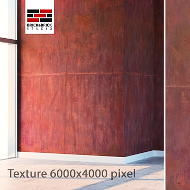 Seamless Metal Texture Kit: High Detail & Vray Material 3D model image 1 