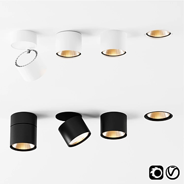 Sleek and Versatile: Hoy Lighting Collection 3D model image 1 