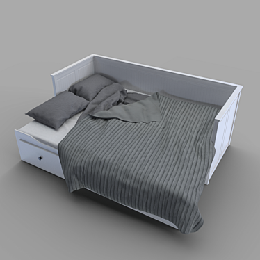 Stylish Hemnes Bed: Your Dream Bedroom 3D model image 1 