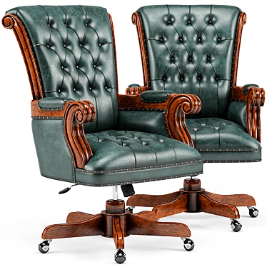 Stekswood Nixon Armchair: Elegant and Ergonomic 3D model image 1 