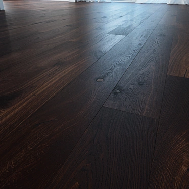 Rustic Oak Floor: Natural Elegance for Your Space 3D model image 1 