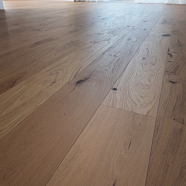 Attica Oak Flooring: High Quality Textures & Tiled Design 3D model image 1 
