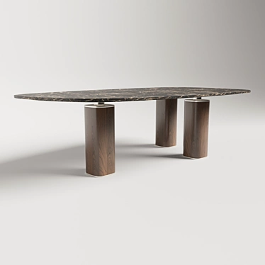 Poltrona Frau JANE: Realistic 3D Table Model 3D model image 1 