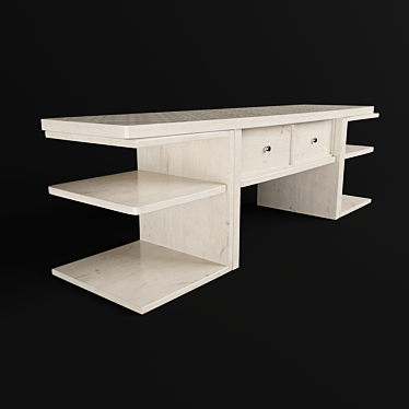 SleekTV Stand: Modern & Functional 3D model image 1 