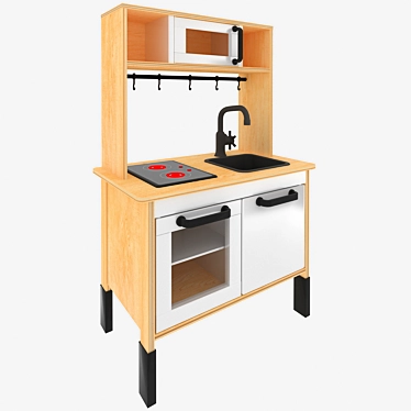 Junior Chef's Dream Kitchen 3D model image 1 