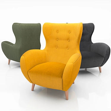 Passo Laforma Armchair: Stylish and Comfortable 3D model image 1 