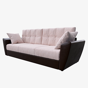 Elegant Madeira Deluxe Sofa 3D model image 1 