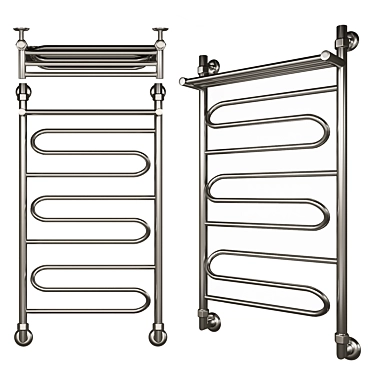 Nick Curve Heated Towel Rail 3D model image 1 