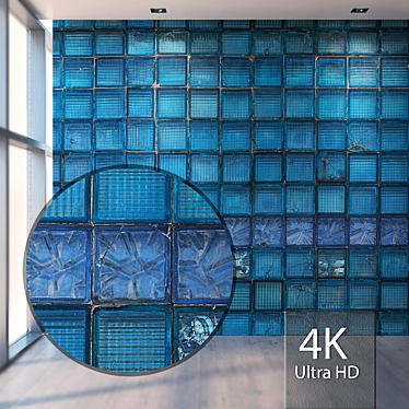 Seamless Glass Texture Bundle 3D model image 1 