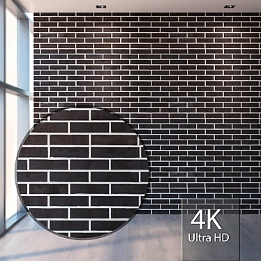 Seamless 4K Brick Texture 3D model image 1 