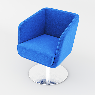 Shelly Softline Modern Lounge Chair 3D model image 1 