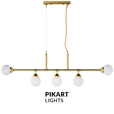 Elegant Art Lamp - Pikartlights 3D model image 1 