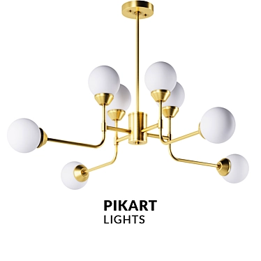Modern Art Lamp: Pikartlights 6272 3D model image 1 