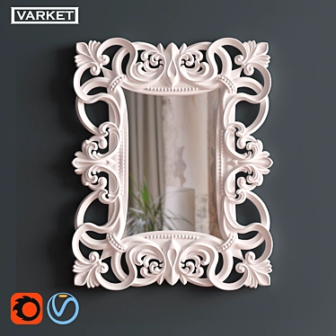 Classico Mirror: Classic Elegance for Your Home 3D model image 1 