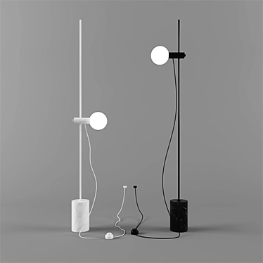 Revolve: Modern Floor Lamp by Bolia 3D model image 1 