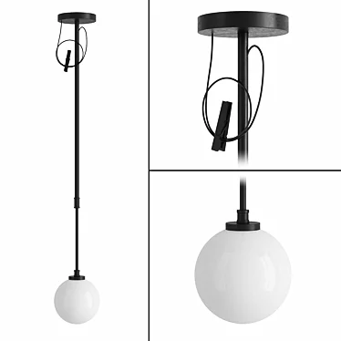 Designer Boffi Pendant Lamp 3D model image 1 