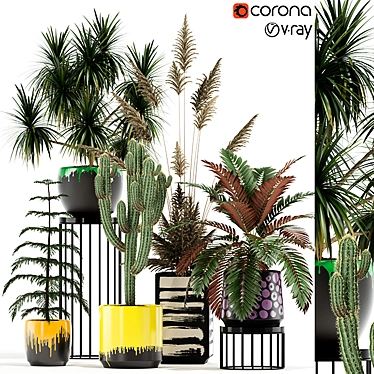 Tropical Oasis: Plants Collection 3D model image 1 