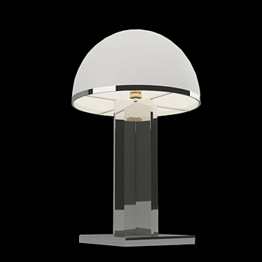  Eichholtz Berkley Silver Table Lamp - Elegant and Illuminating 3D model image 1 