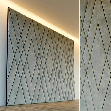 SoftPanel Decorative Wall. Versatile Design. 3D model image 1 