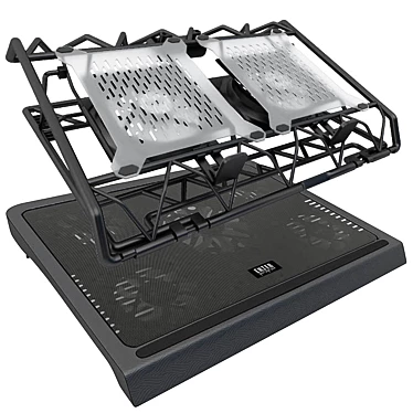 CoolMax Laptop Cooling Set 3D model image 1 