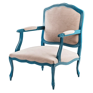 Elegance Redefined: Moda Hypnose Armchair 3D model image 1 