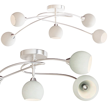 Elegant Luse Chandelier 3D model image 1 