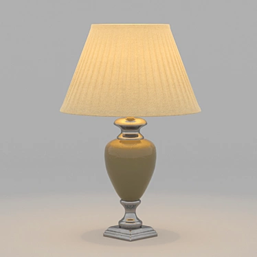Arte Beige Fabric Table Lamp 3D model image 1 