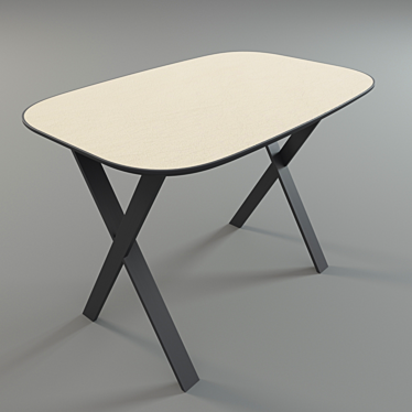 Elegant Modern Meridiani Console 3D model image 1 