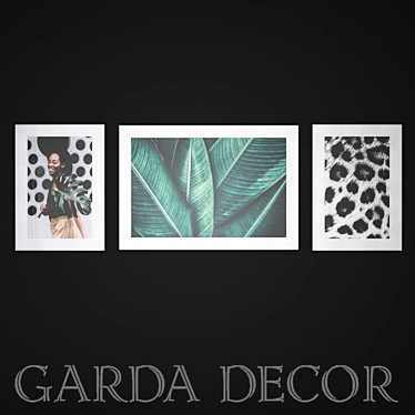 Exotic Girl Poster 50x70cm - Garda Decor 3D model image 1 