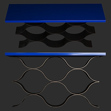 Elegant Alberto Pinto Console 3D model image 1 